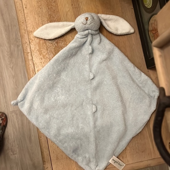 Angel Dear Lovey Security Blanket Bunny Blue Baby Toy - Picture 3 of 8